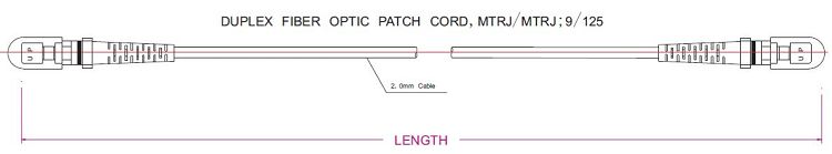 MTRJ to MTRJ -2 MTRJ to MTRJ -2