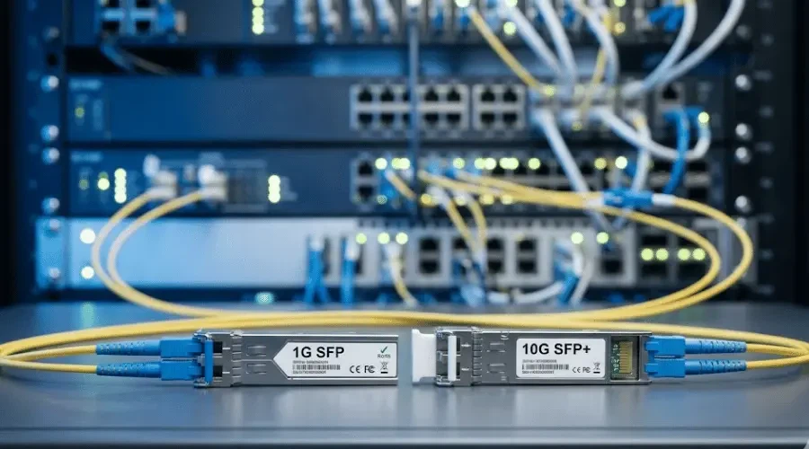 SFP lwn SFP+: Kelajuan, Keserasian dan Cara Memilih Modul yang Betul