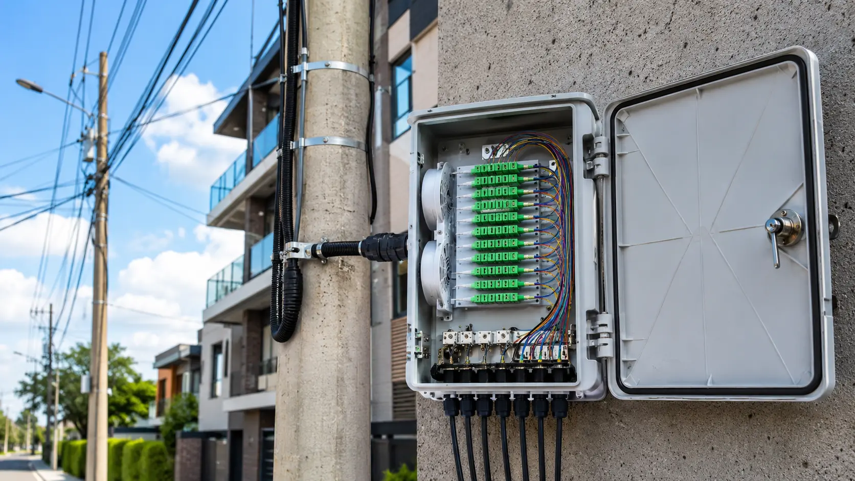 Kotak Pengedaran Gentian Luaran: Panduan Pemilihan FTTH