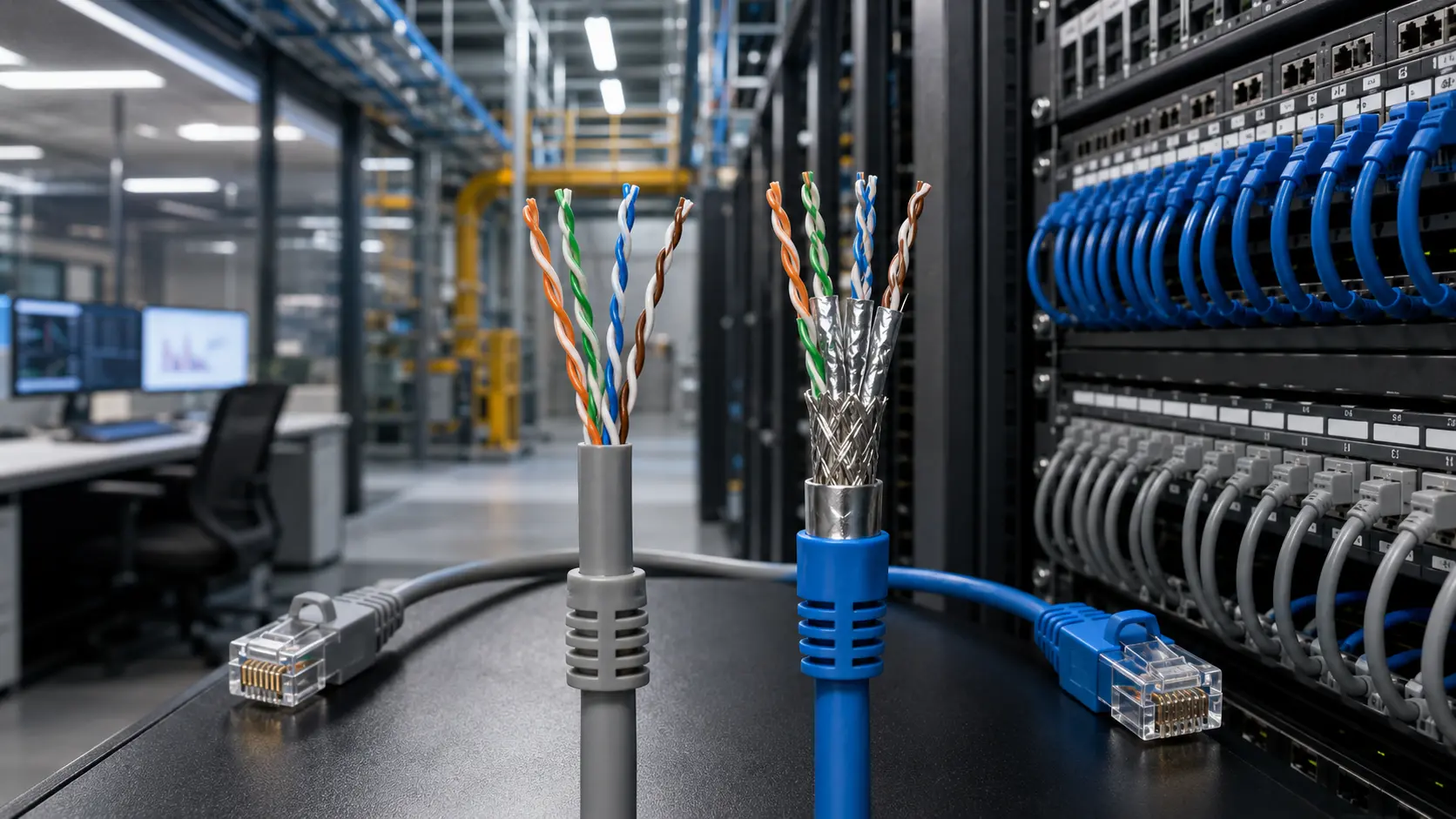 Kabel Cat6a Terlindung lwn UTP: Mana Yang Perlu Dipilih?